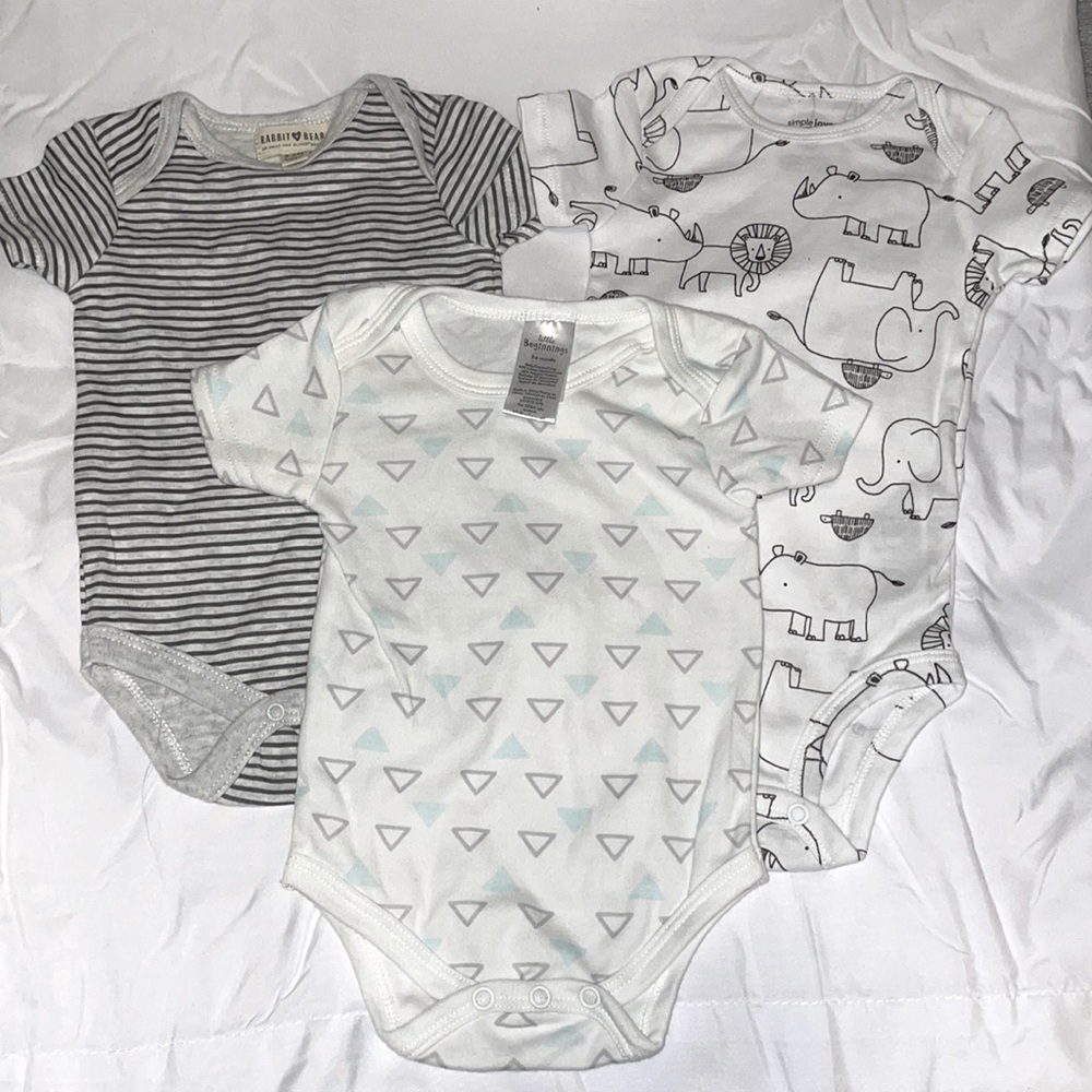 3-6 Month Onsies